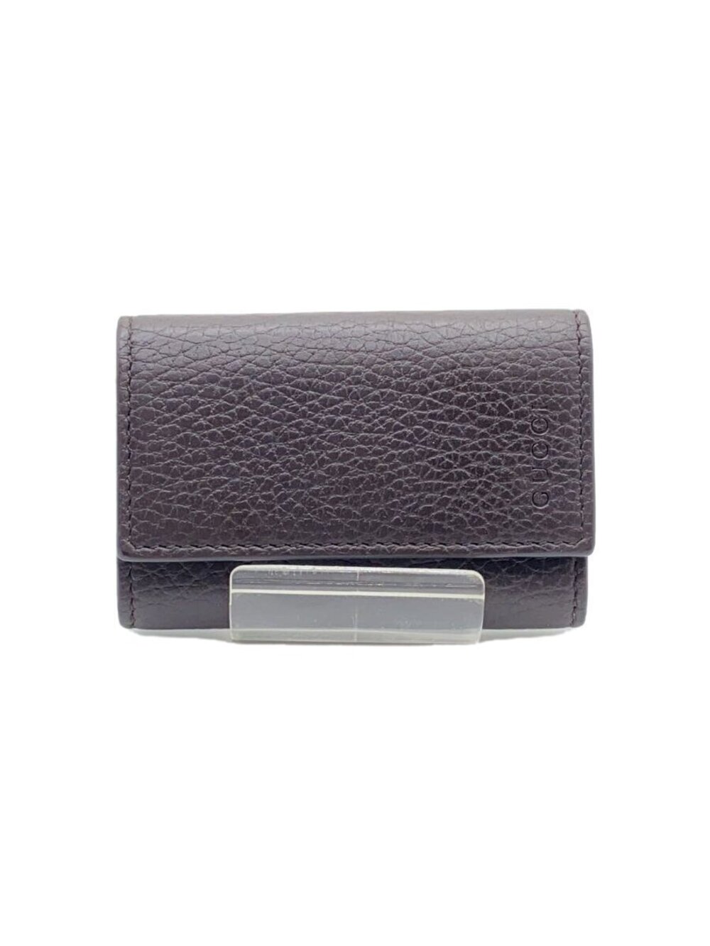 Gucci Key Case Wallet Leather Brown